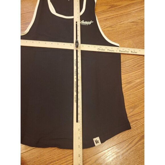 Youngla Classics Tank Mens Size Small Black Cream Trim #324 Logo Athletic NWT - Picture 5 of 7